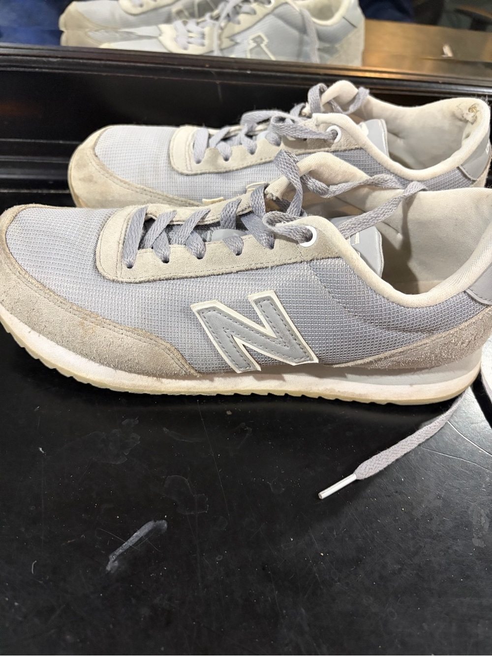 New Balance Women’s Grey Classic Runner Sneakers